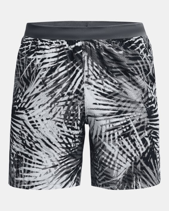 Men's UA Launch Run 7" Print Shorts, Gray, pdpMainDesktop image number 6